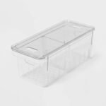 Divided Berry Bin with lid Clear - Brightroom