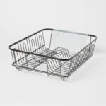 Large Steel Dish Drainer Black - Brightroom