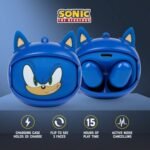 Sonic the Hedgehog Wireless Earbuds 15 Hour Playtime with Flip Case - Image 2