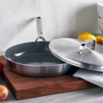 GreenPan GP5 Stainless Steel 5-PLY Healthy Ceramic Nonstick 8" Frying Pan with Lid, PFAS-Free - Image 2
