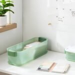 Click in Place 4.5qt Slim Plastic Storage Bin - Brightroom - Image 2