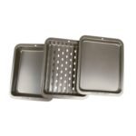 Range Kleen 8"x10" 3pc Nonstick Petite Bakeware Set