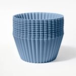 12ct Silicone Baking Cups Blue - Figmint