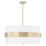 Capital Lighting Sutton 4-Light Pendant in Soft Gold
