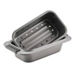 Anolon 2pc Advanced Bakeware Nonstick Loaf Pan Set Gray