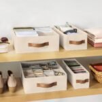 4pk Clothing Storage Bins with Dividers - Brightroom - Image 2