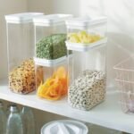 5pc Airtight Canister Set White - Brightroom - Image 2