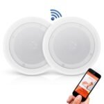 Pyle 8'' Bluetooth Ceiling/Wall Speakers 2-Way Flush Mount 250W