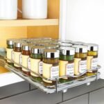Lynk Professional 8" Wide Slide Out Spice Rack Upper Cabinet Organizer