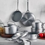 GreenPan GP5 Stainless Steel 5-PLY Healthy Ceramic Nonstick 13pc Cookware Set PFAS-Free - Image 2