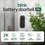 Blink Battery Doorbell 2K+ (Add On Camera) - Image 2