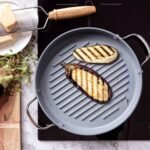 GreenPan Valencia Pro 11" Ceramic Grill Pan with 2 Side Handles Black - Image 2