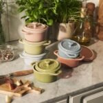 Staub Ceramic 6-pc Mini Round Cocotte Set - Macaron Pastel Colors - Image 2