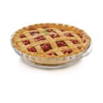 Libbey Baker's Basic 9.5" Glass Pie Baking Dish - Image 2