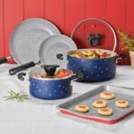 Farberware Disney Bon Voyage 7pc Ceramic Nonstick Cookware Set Blue - Image 2
