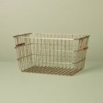 Pantry Brass Wire Storage Basket