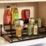 3-Tier Metal Expandable Spice Rack Black - Brightroom - Image 2
