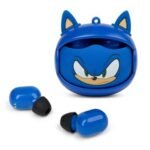 Sonic the Hedgehog Wireless Earbuds 15 Hour Playtime with Flip Case