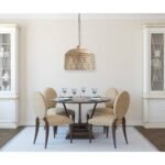 20.25x18.5" Metal Pendant Lamp Gold Finish - Storied Home - Image 2
