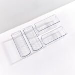 iDESIGN 4pc Small Recycled Plastic Stackable Kitchen Organizer Bins - Image 2