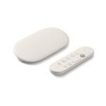 Google TV Streamer 4K with Voice Search Remote - Movies, Shows, Live TV, and Netflix in 4K HDR - Smart Home Control - 32GB Storage - Porcelain
