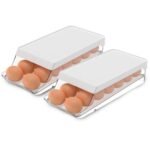 OU Egg Holder for Fridge - Rolling Organizer 13in