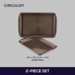 Circulon 2pc Nonstick Cookie Sheet Set Merlot - Image 2