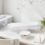 Click in Place Slim Lid for Plastic Storage Bins White - Brightroom - Image 2