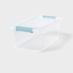 7qt Clear Storage Bin with Latches - Brightroom