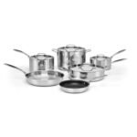 Cuisinart 10pc Custom-Clad 5-Ply Stainless Steel Cookware Set