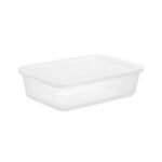 28qt Clear Under Bed Storage Box White - Brightroom