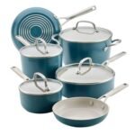 KitchenAid 10pc Hard-Anodized Ceramic Induction Cookware Set Agave