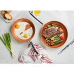 Gotham Steel Pro Hard Anodized 3 Pack Nonstick Fry Pan Set - 8'' 10'' and 12'' Fry Pans - Image 2