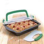 BergHOFF Perfect Slice 13 Inches Steel Covered Cake Pan with Tool