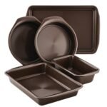 Circulon 5pc Nonstick Bakeware Set Chocolate Brown
