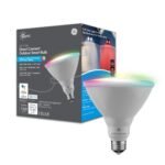GE CYNC Smart Color Changing PAR38 LED Outdoor Floodlight Bulb