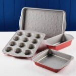 Farberware Disney Bake with Mickey Mouse 4pc Nonstick Bakeware Set Red - Image 2