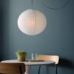 15.75" Round Paper Shade Ceiling Light - Room Essentials - Image 2