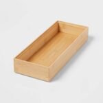 6x15" Natural Rectangular Drawer Organizer Brown - Brightroom