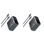 Anker Charger (140W, 4-Port, PD 3.1) with USB-C Cable (2-Pack)
