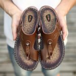 Hot Sale Men's Summer Sandals Breathable Leather Flip-Flops Slippers Men Hand-made Beach Casual Shoes Big Size 47 - Image 4