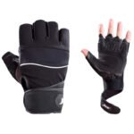 Men Body Building Brand Fitness Gloves Gyms Equipment Man Weight lifting Non-slip breathable Long Wrist Wrap Black Brown Mittens - Image 6