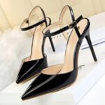 BIGTREE Shoes Fashion High Heels Shoes Patent Leather Woman Pumps Sexy Women Heels Blue Sliver Stiletto Heels Women Sandals 2026 - Image 2