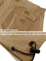 Men's Cargo Work Shorts Quick Dry 3/4 Length Capri Pants Multi-pockets Knee Length Trousers Summer Board Beach Shorts - Image 10