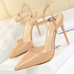 BIGTREE Shoes Fashion High Heels Shoes Patent Leather Woman Pumps Sexy Women Heels Blue Sliver Stiletto Heels Women Sandals 2026 - Image 5