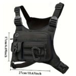 Tactical Outdoor Chest Bag Men's Vest Bag MOLLE Chest Pack for Cycling Bags Running Front Chest Bag Sports Vest Bag - Image 6