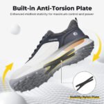 FitVille Men'S Wide Waterproof Spikeless Golf Shoes, High Traction Anti-Slip Sole, Shock Absorption Cushioning Arch Support Professional Golf Trainers, Roomy Toe Box For Wide & Fat Feet - Image 4