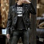 Men Leather Jacket Slim Fit Motorcycle Jacket Zipper Casual Coat Spring Autumn Winter - Image 2