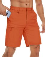 Men's Quick Dry Cargo Shorts Summer Waterproof Hiking Shorts Outdoor Multi-pockets Camping Training Work Shorts Man - Image 24