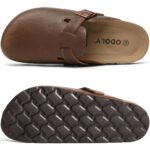 Asgard Unisex Vegan Leather Clogs Fashion Non-slip Cork Footbed Mules Slippers With Arch Support Lady Cozy Casual Potato Shoes - Image 3